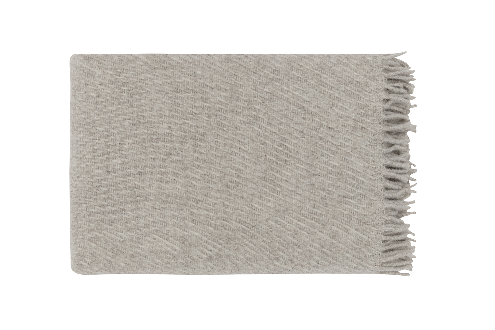 Falketind ullpledd fra Høye, naturlig beige, 120 x 180.